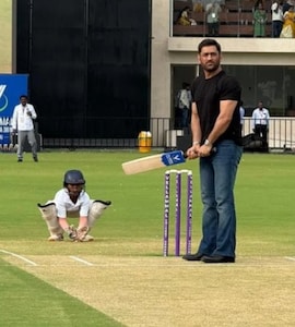 MS Dhoni Inaugurates Cricket Stadium in Madurai, Leaves Fans In Frenzy