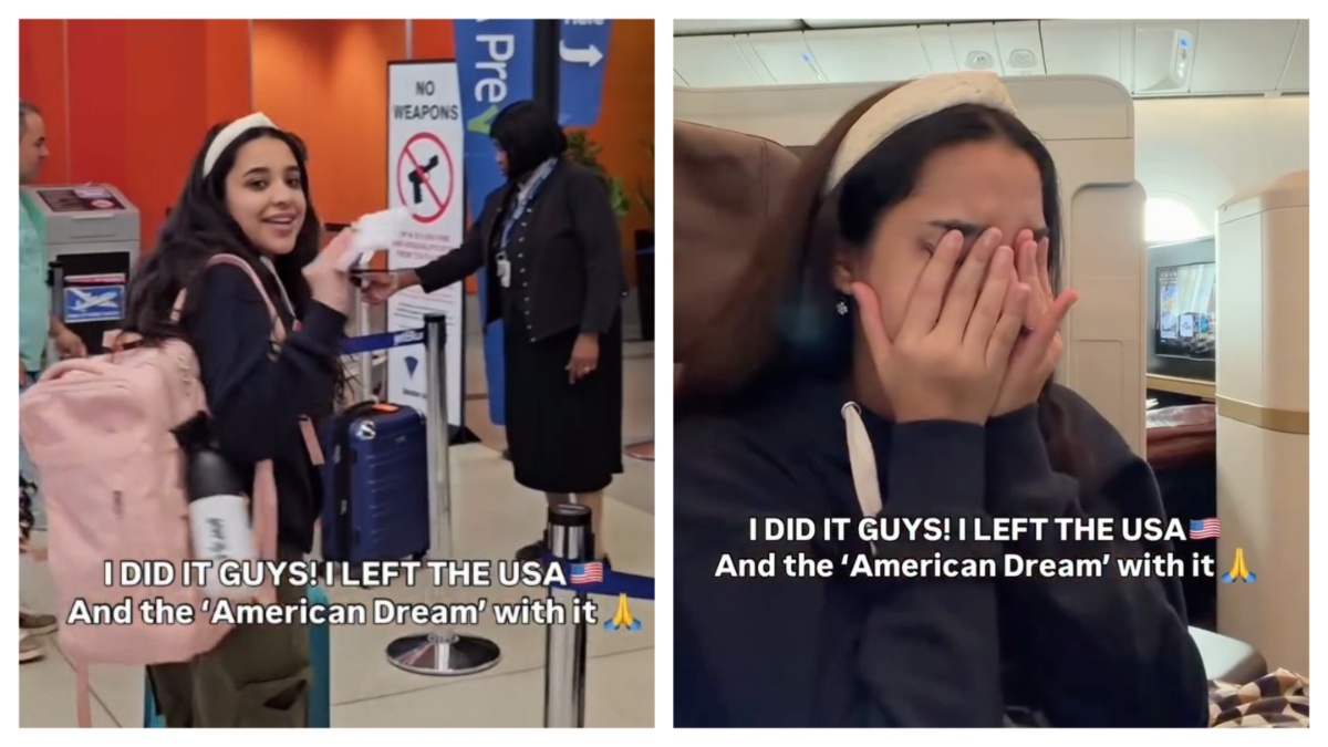 "America, I Love You": Indian Woman's Tearful Goodbye As She Leaves US After Being Laid Off