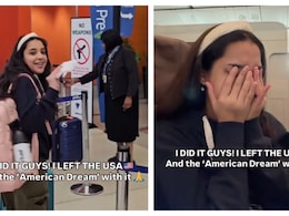 "America, I Love You": Indian Woman's Tearful Goodbye As She Leaves US After Being Laid Off "America, I Love You": Indian Woman's Tearful Goodbye As She Leaves US After Being Laid Off