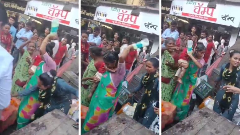Dombivli News: डोंबिवलीच्या रस्त्यावर थरार! कडेवर बाळाला घेऊन महिला फेरीवाल्याने अंगावर डिझेल ओतले; कारण... Dombivli News: डोंबिवलीच्या रस्त्यावर थरार! कडेवर बाळाला घेऊन महिला फेरीवाल्याने अंगावर डिझेल ओतले; कारण...