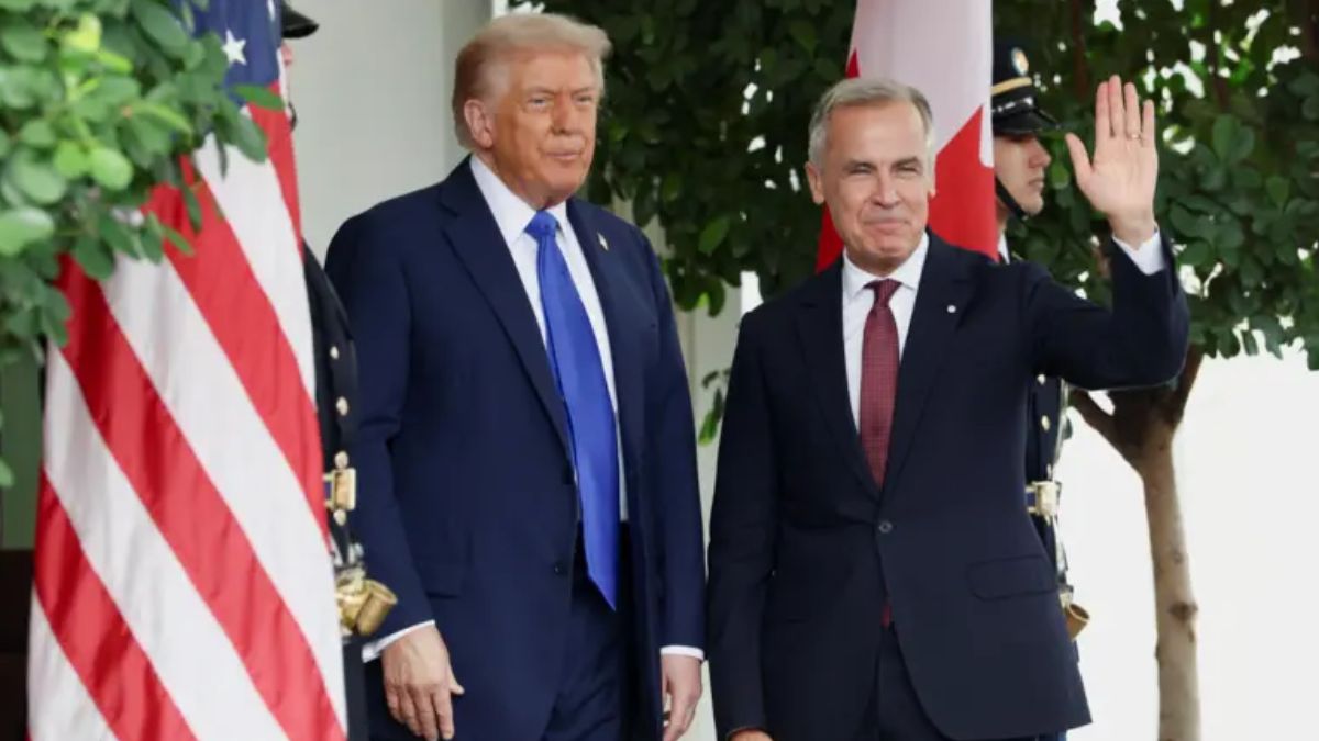 Video: "I Wore Red For You," Canadian PM Jokes As He Meets Trump