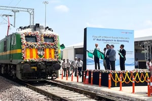 Maruti Suzuki Dispatches First Car Batch Via Worlds Highest Rail Bridge To Anantnag