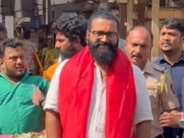 After <i>Kantara 1</i> Crosses Rs 500 Crore Mark Globally, Rishab Shetty Visits Siddhivinayak Temple In Mumbai