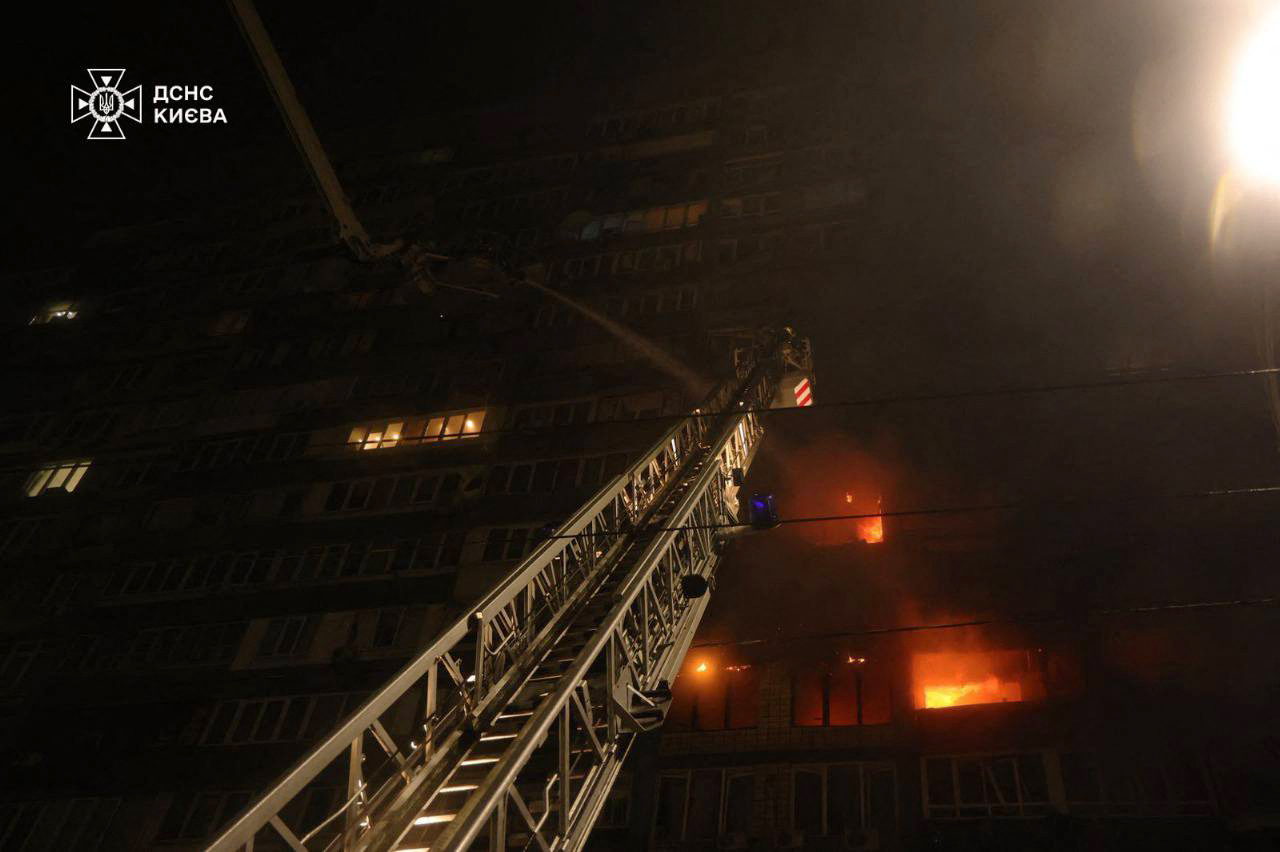 Russia Strikes Kyiv Apartments, Energy Sites In "Massive Attack"