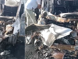 Rajasthan: भारतमाला सड़क पर एर्टिगा-ट्रक की भीषण टक्कर, 3 की मौत; सीट पर ही जिंदा जला ड्राइवर Rajasthan: भारतमाला सड़क पर एर्टिगा-ट्रक की भीषण टक्कर, 3 की मौत; सीट पर ही जिंदा जला ड्राइवर