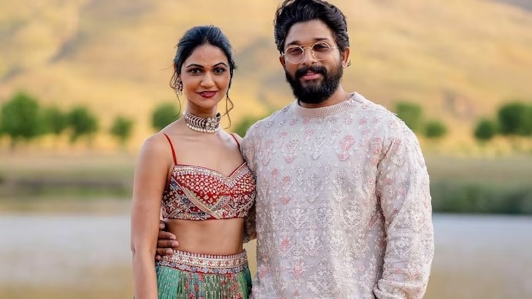 अल्लू अर्जुन और अल्लू स्नेहा रेड्डी ने एक वायरल वीडियो में हाथों में हाथ डालकर दिल पिघलाए