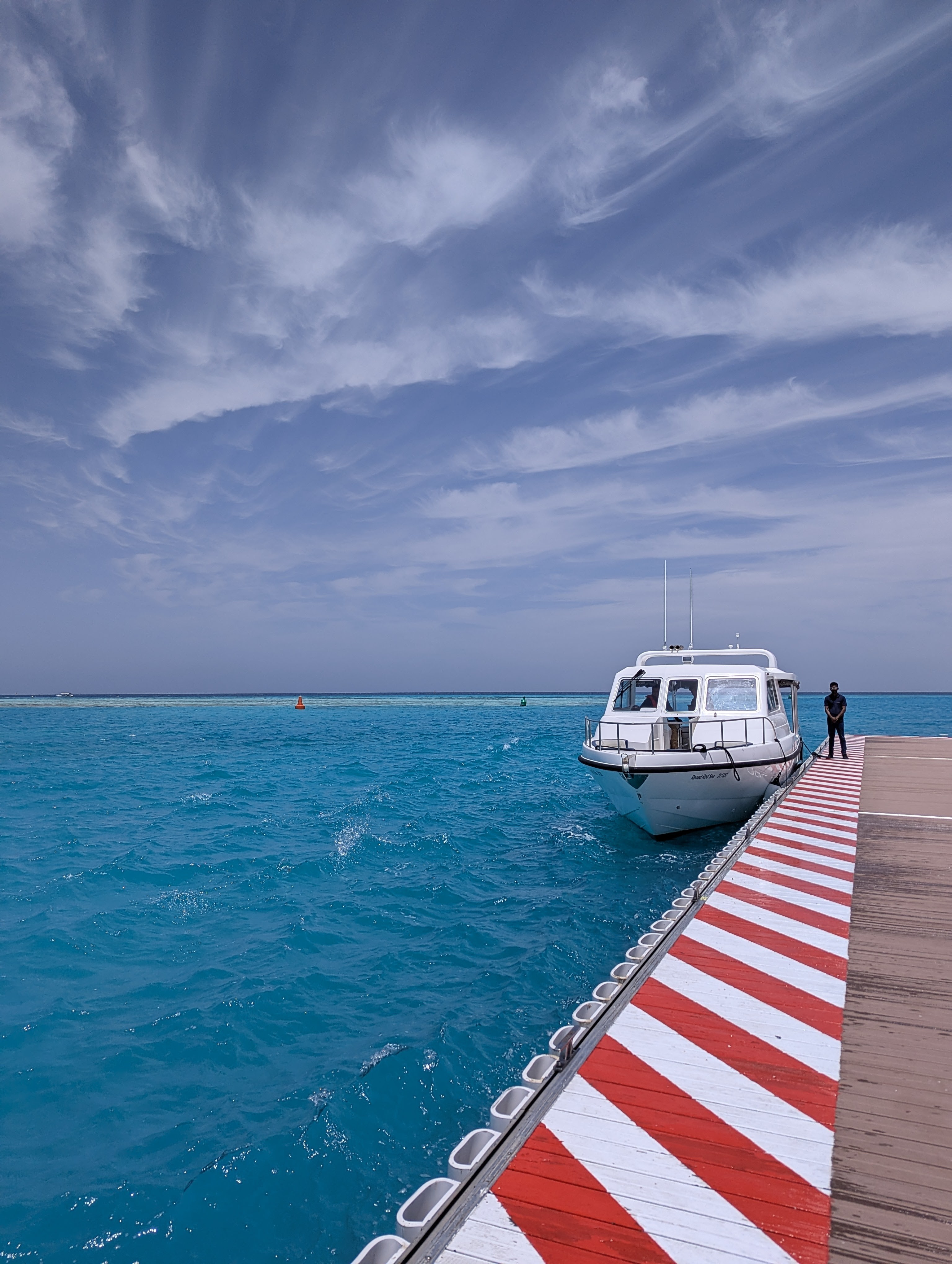 Fifty shades of blue at St Regis Red Sea. Photo: Author Fifty shades of blue at St Regis Red Sea. Photo: Author
