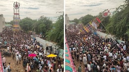 Temple Chariot Falls During Dasara Festival In Andhra, 1 Dead, Many Injured