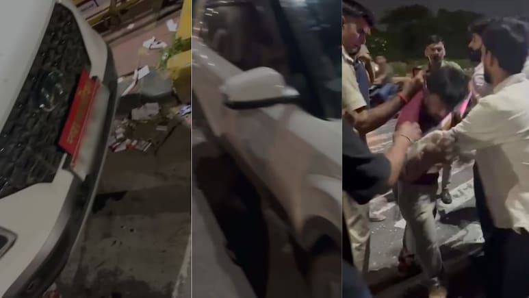 जयपुर में कार सवार युवकों ने मचाया उत्पात, नंबर प्लेट के ऊपर लिखा था न्यायाधीश जयपुर में कार सवार युवकों ने मचाया उत्पात, नंबर प्लेट के ऊपर लिखा था न्यायाधीश