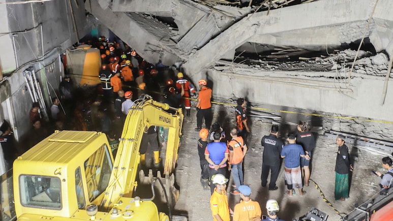 Over 90 Students Trapped In Rubble After Indonesian School Collapse