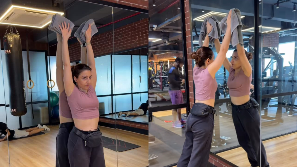 Soha Ali Khan Gives Diwali Cleaning a Fitness Makeover