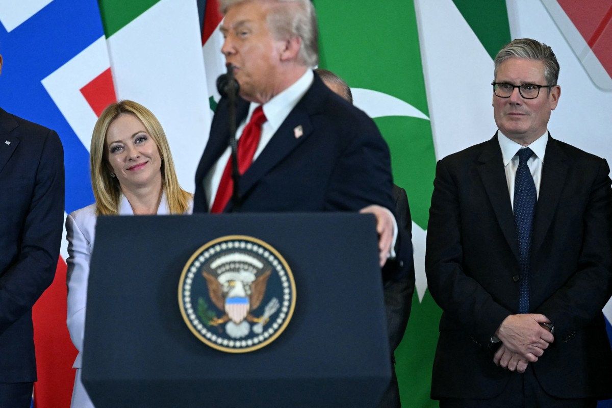 Video: "You Don't Mind Being Called Beautiful, Right?" Trump To Italy's Meloni