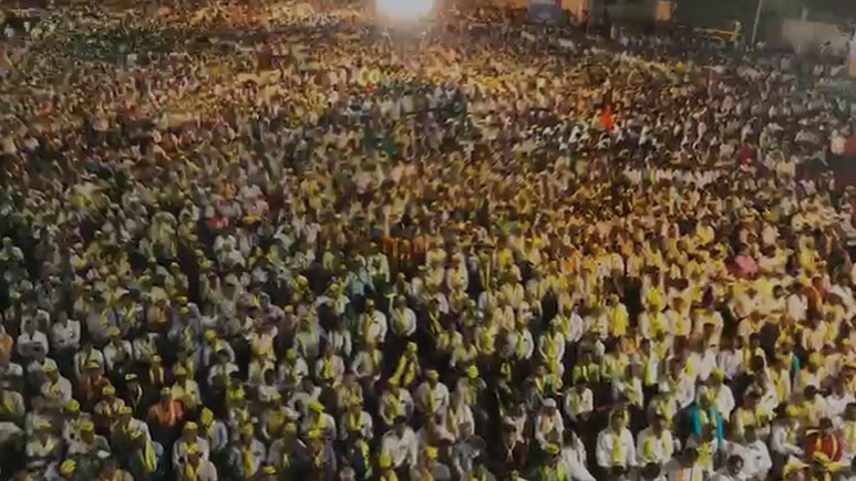 मराठा कार्यकर्ता मनोज जरांगे के गढ़ में 'OBC महाएल्गार सभा', भुजबल की अगुवाई में उमड़ी जबरदस्‍त भीड़