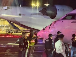 Video: 2 Delta Planes Collide On Tarmac At New York Airport Video: 2 Delta Planes Collide On Tarmac At New York Airport