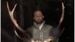 साभर की गर्दन काटकर खिंचवाई तस्&zwj;वीर, छह महीने से फरार शिकारी गिरफ्तार, तीन आरोपी अब भी फरार