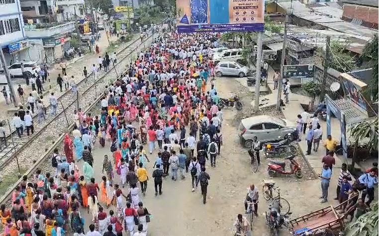 Assam's Tea Garden Workers March To Demand Scheduled Tribes Status