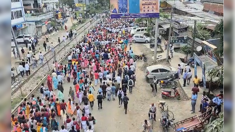 Assam's Tea Garden Workers March To Demand Scheduled Tribes Status
