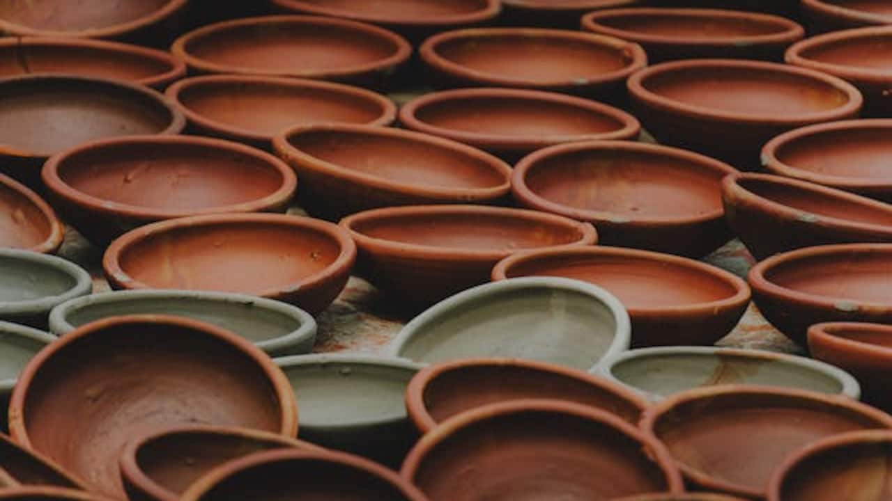 Clay pots are