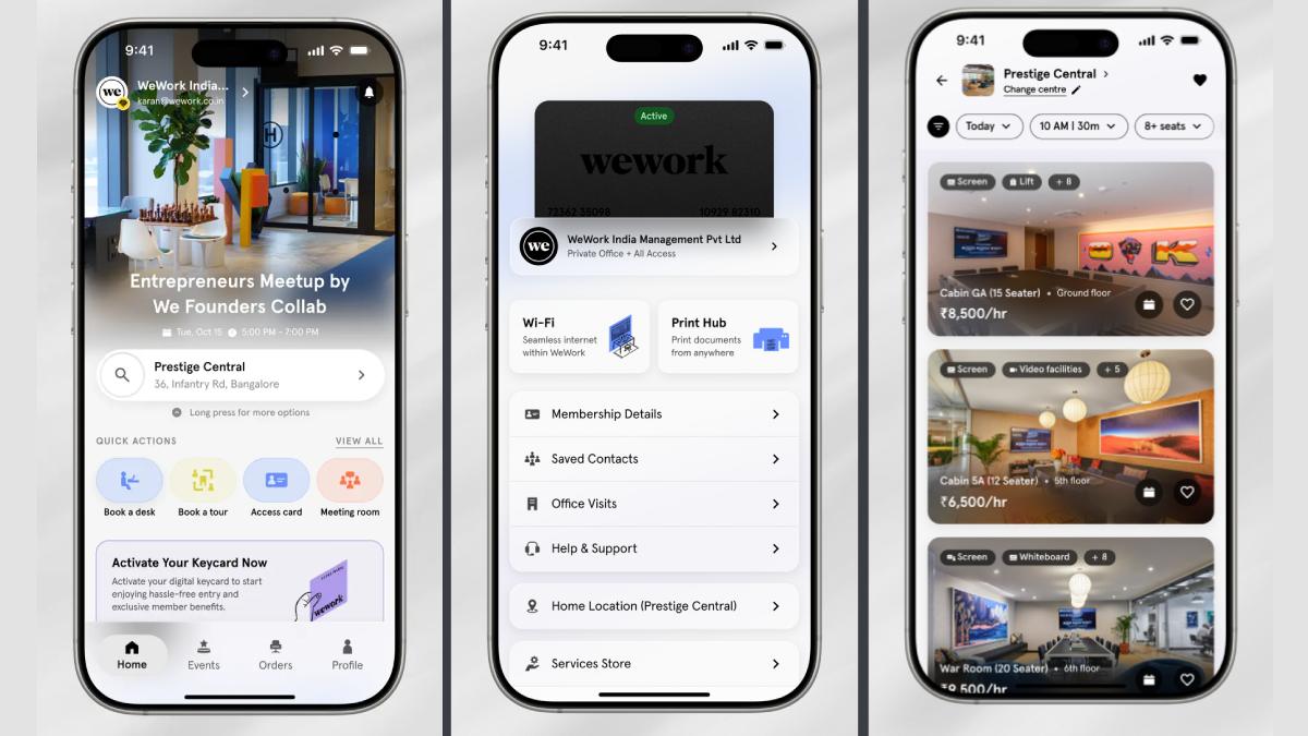 डेस्क बुकिंग से लेकर कॉफी ऑर्डर तक, WeWork India का नया ऐप सब करेगा एक टैप में!