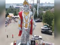 North America&#039;s Tallest Lord Ram Statue At 51-Feet, Unveiled In Canada
