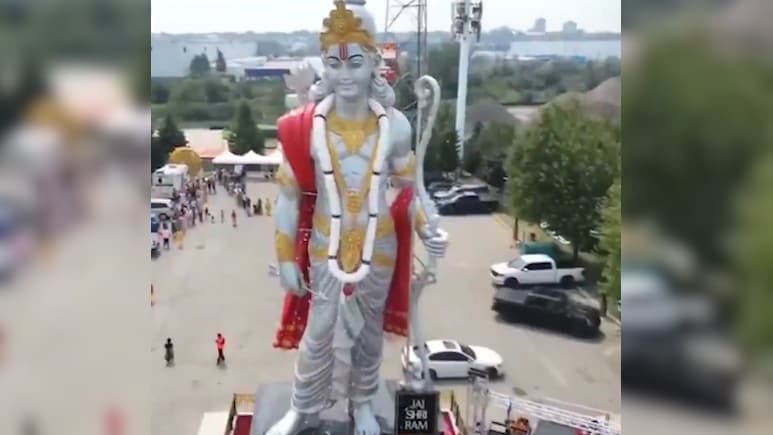 North America's Tallest Lord Ram Statue At 51-Feet, Unveiled In Canada North America's Tallest Lord Ram Statue At 51-Feet, Unveiled In Canada