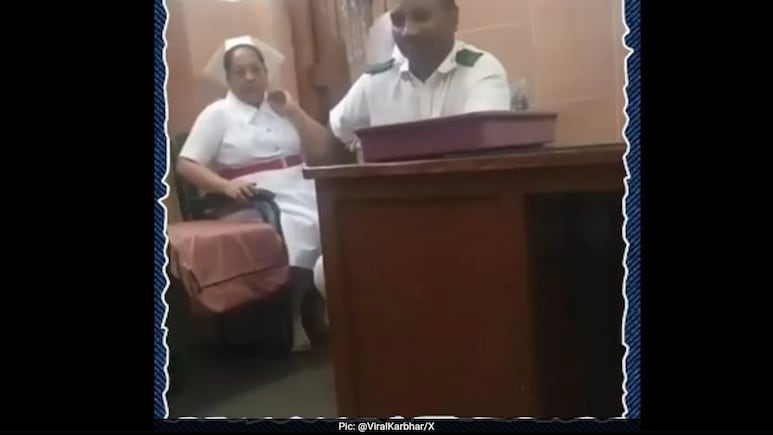 Row Over Nurses Throwing Bal Thackeray's Father's Book At Official In Mumbai Row Over Nurses Throwing Bal Thackeray's Father's Book At Official In Mumbai