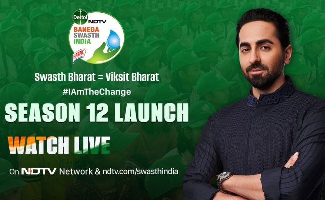Live Updates: NDTV-Dettol #BanegaSwasthIndia Season 12 Launch - Driving #IamTheChange Movement