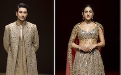 Sara, Ibrahim Dazzle As Showstoppers For Designer Abhinav Mishra
