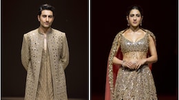 Sara And Ibrahim Ali Khan's First Ramp Walk Together Lights Up Abhinav Mishra's Delhi Show