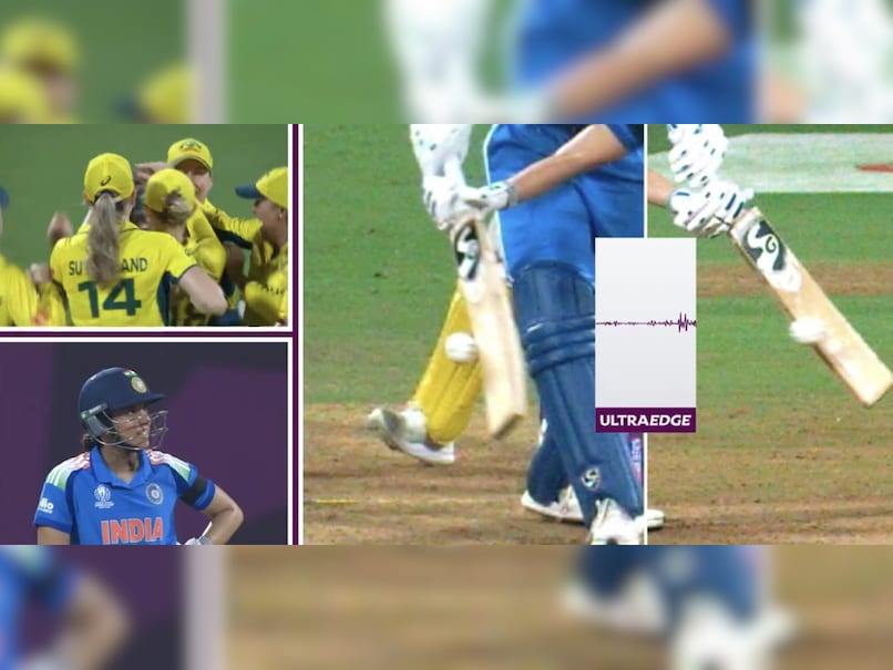 Smriti Mandhana Stunned After DRS Results In Freak Dismissal In India vs Australia Women's World Cup Semi-Final