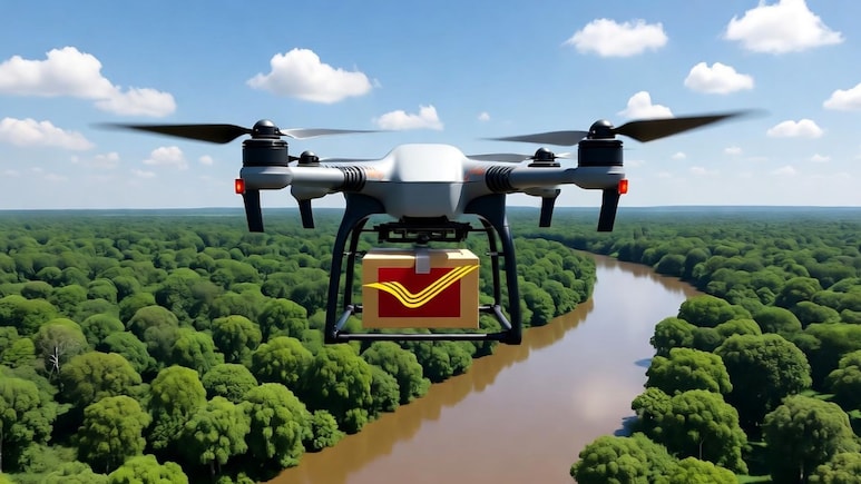 Drone Postmen: पोस्ट खात्याची भरारी! थेट ड्रोनने पोहोचवणार पत्र; 'या' 27 गावांमध्ये सुरु होणार सेवा
