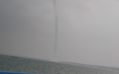 Video: Tornado Hits Odisha's Famous Chilika Lake, Sparks Awe, Then Panic