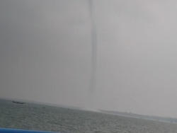 Video: Tornado Hits Odisha&#039;s Famous Chilika Lake, Sparks Awe, Then Panic