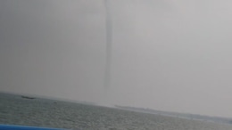 Video: Tornado Hits Odisha's Famous Chilika Lake, Sparks Awe, Then Panic