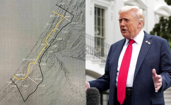 Trump Says Israel Agreed To "Withdrawal Line", Awaits Hamas' Response