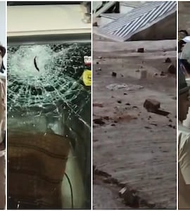 Rajasthan: बीकानेर डांडिया नाइट में विवाद, दो गुट आपस में भिड़े, जमकर हुई पत्थरबाजी; पुलिस की गाड़ी का कांच तोड़ा | Bikaner Violence: Stone Pelting After Dandiya Event ...