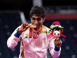 Pramod Bhagat Shines With Triple Gold At 1st Abia Para Badminton International