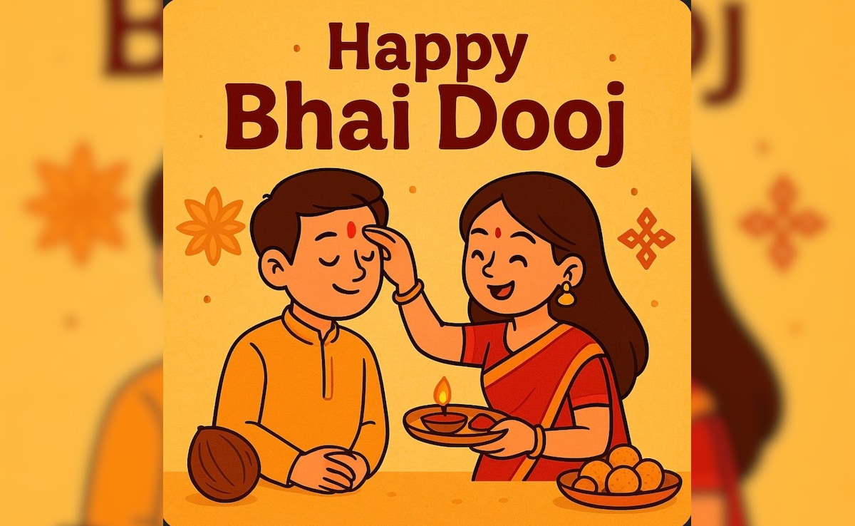 Happy Bhai Dooj 2025 Wishes: बहनों की दुआएं भाइयों के लिए हजार...इन संदेशों के साथ भेजें भाई दूज की शुभकामनाएं