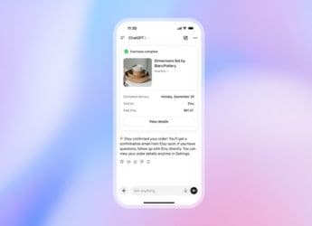 La nouvelle fonctionnalité de paiement instantané de ChatGPT permet aux utilisateurs de faire des achats sans jamais quitter la fenêtre de discussion .