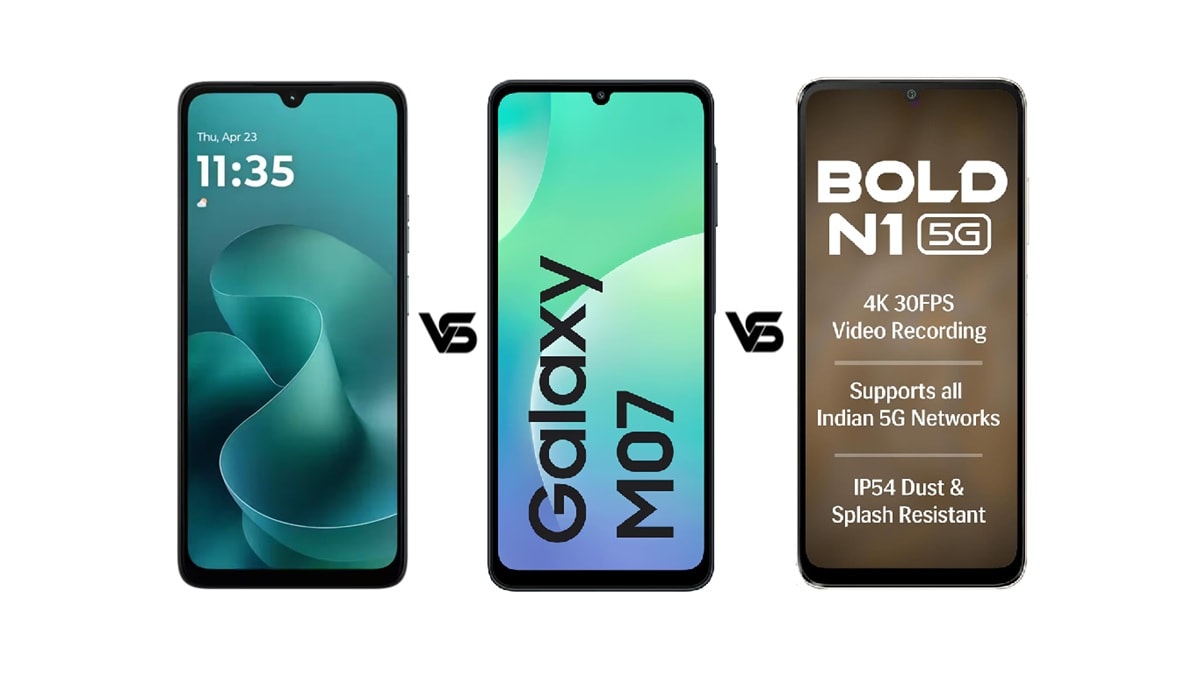 Moto G06 Power vs Samsung Galaxy M07 vs Lava Bold N1 5G: देखें तुलना, कौन है बेहतर