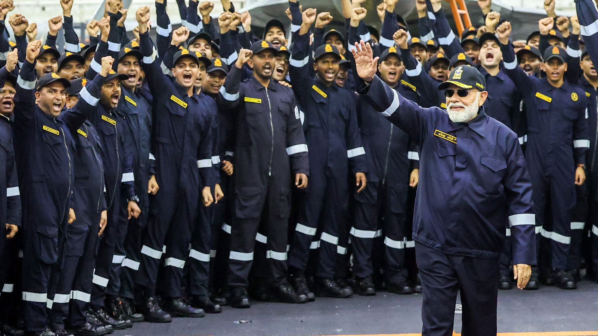 MiG 29 Take-Offs, Patriotic Songs, Yoga: PM Modi's Diwali On-Board INS Vikrant