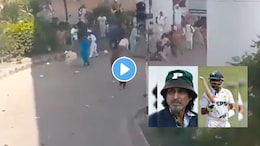 Video : पाकिस्तानच्या गद्दाफी स्टेडियमबाहेर तुफान राडा! प्रेक्षकांनी केली दगडफेक, PAK vs SA सामन्यात काय घडलं?