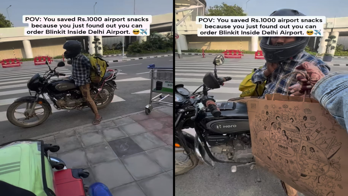 Woman Flying To Singapore Skips Expensive Snacks, Orders Blinkit At Delhi Airport