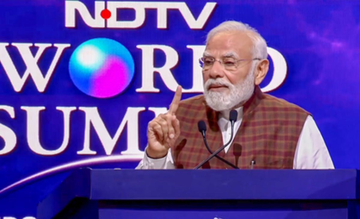 मैं जुबां पर ताला लगाकर बैठा था, पहली बार दर्द बयां कर रहा हूं... NDTV वर्ल्ड समिट मंच से PM मोदी ने क्या बताय