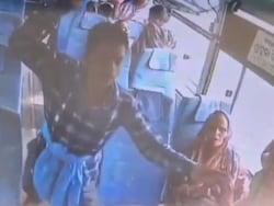 On CCTV, Man Attacks Passengers With Machete On Odisha Bus