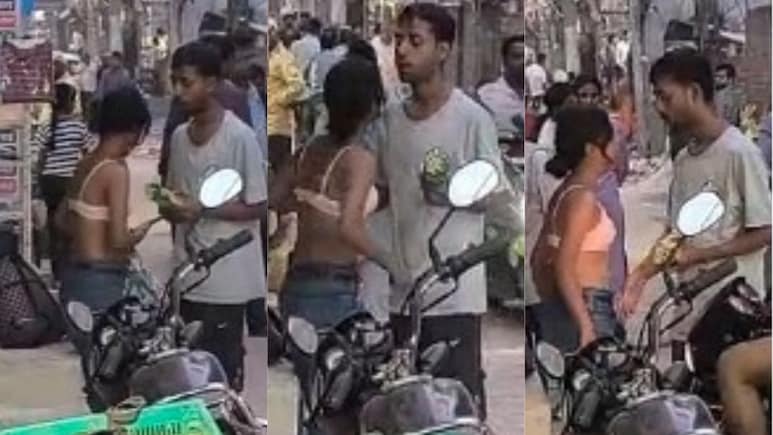 बीच बाजार लड़की ने उतार दिया टॉप, जानिए क्या हो गया ऐसा, Video हो रहा वायरल बीच बाजार लड़की ने उतार दिया टॉप, जानिए क्या हो गया ऐसा, Video हो रहा वायरल