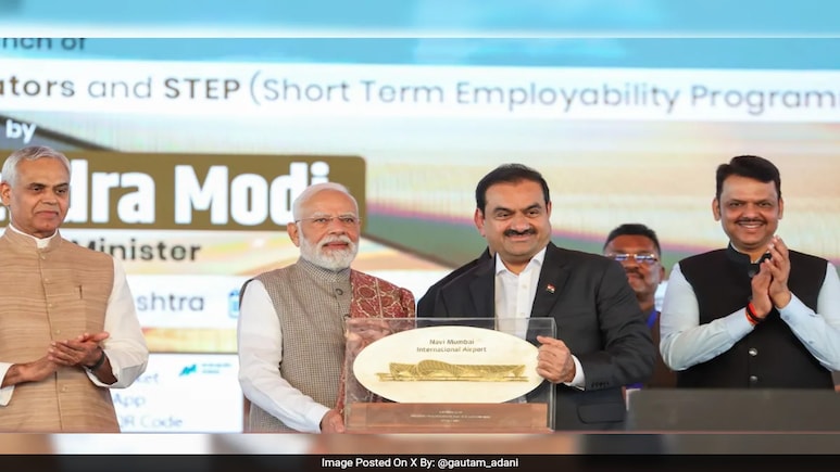 Navi Mumbai Airport A Symbol Of Bharat's Aspirations: Gautam Adani Navi Mumbai Airport A Symbol Of Bharat's Aspirations: Gautam Adani