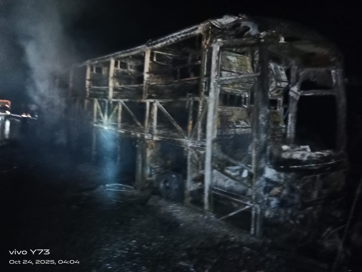20 Jumped Out Of Bus When It Caught Fire: What We Know About Hyderabad-Bengaluru Crash