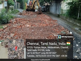 DMK MP's Chennai Road Repair Pic Roasted On Internet. Clarification Follows DMK MP's Chennai Road Repair Pic Roasted On Internet. Clarification Follows