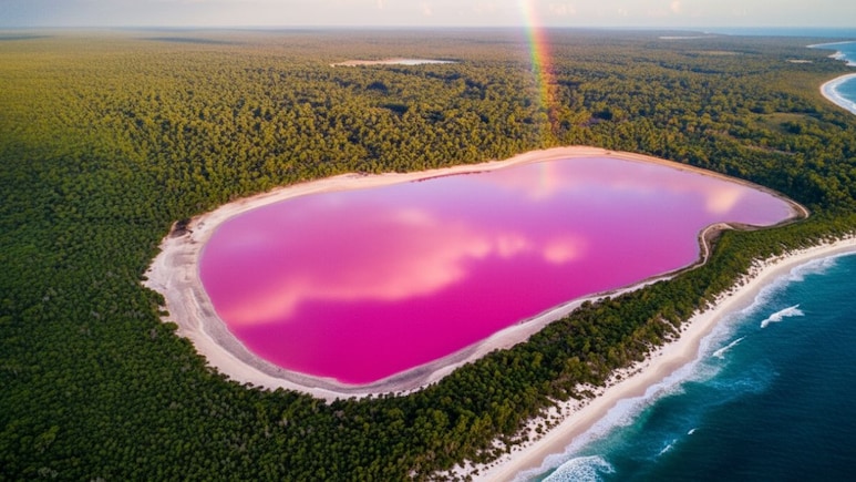 Planning A Winter Getaway? Ditch The Snow For Australia's Pinkest Lake And Summer Sun